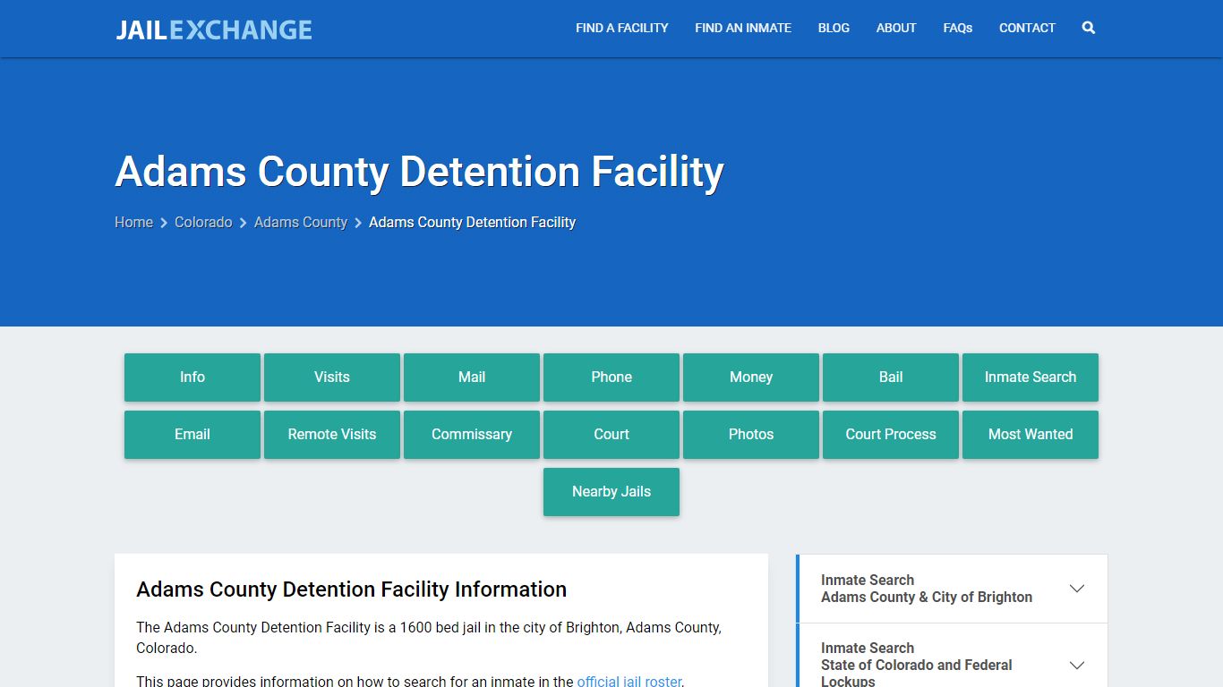 Adams County Detention Facility - Jail Exchange